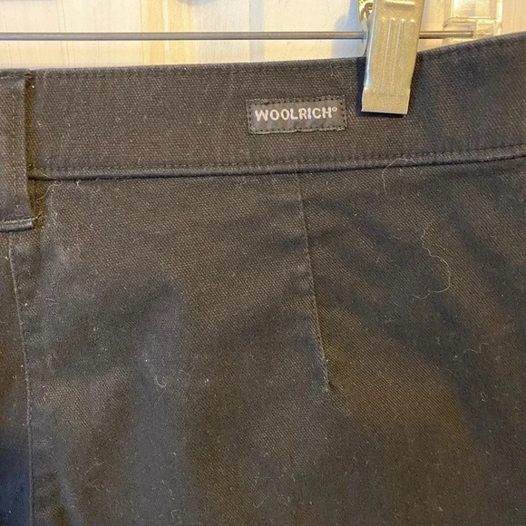 Woolrich Cotton Blend Black Dress Pants Women Size 12 Pockets - Picture 4 of 7